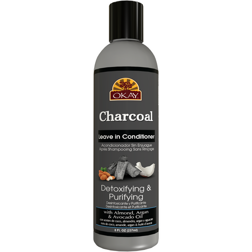 OKAY Charcoal Detoxifying Leave-In Conditioner 8oz