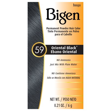 Bigen Permanent Powder Hair Color Oriental Black, 1 Ea