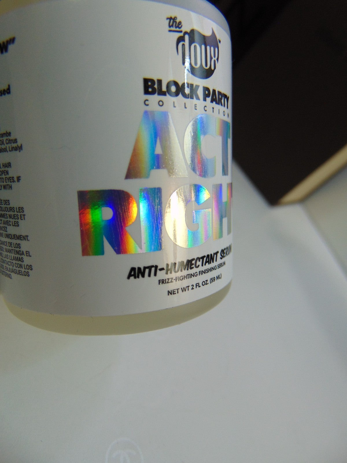 THE DOUX Block Party Act Right Anti-Humidity Serum 2oz