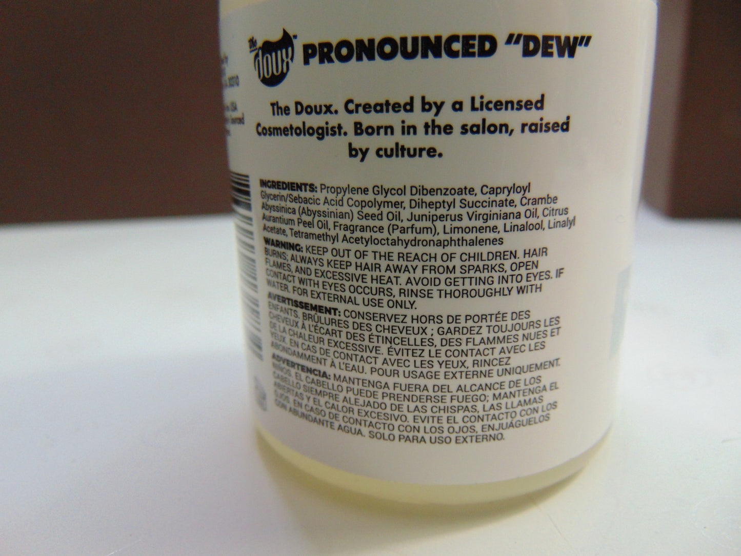THE DOUX Block Party Act Right Anti-Humidity Serum 2oz