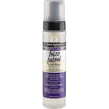 Aunt Jackie's Frizz Patrol Setting Mousse 8.5 Oz