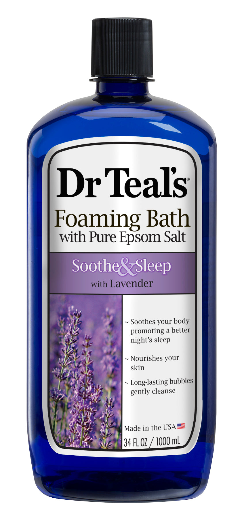 Dr. Teal's Lavender Foaming Bubble Bath 34 fl.oz.