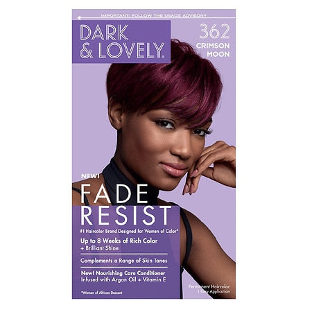 Dark & Lovely Fade Resist Hair Color 362 Crimson Moon