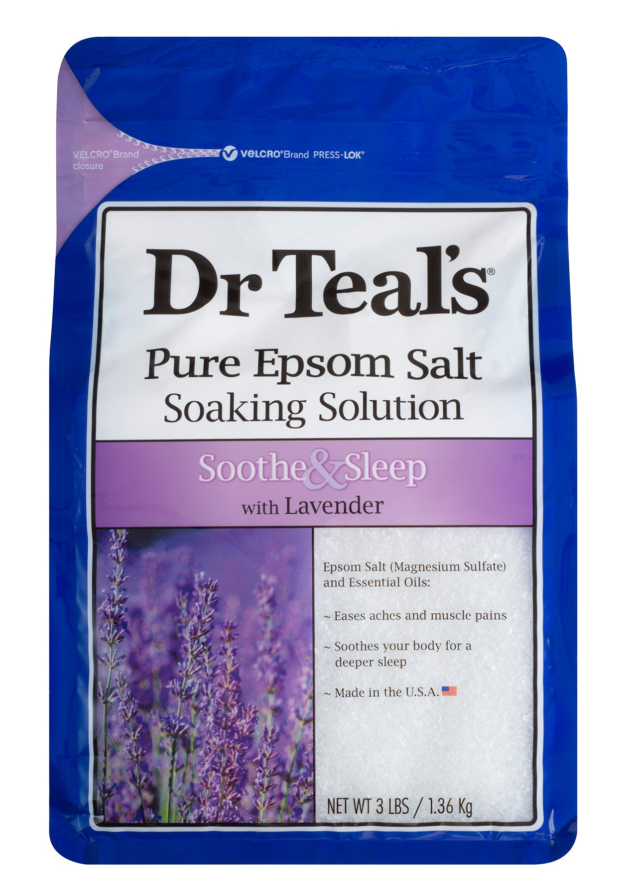 Dr. Teal's Epsom Salt 3lb - Soothe & Sleep Lavender