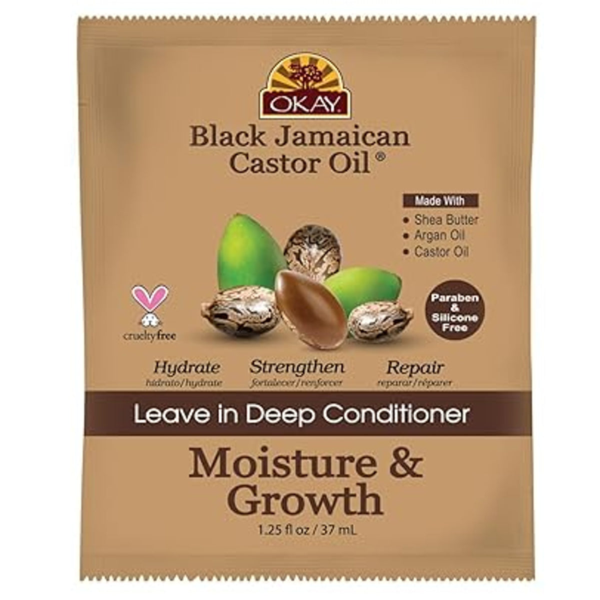 Okay Pure Naturals Black Jamaican Leave-in Conditioner 1.5 oz