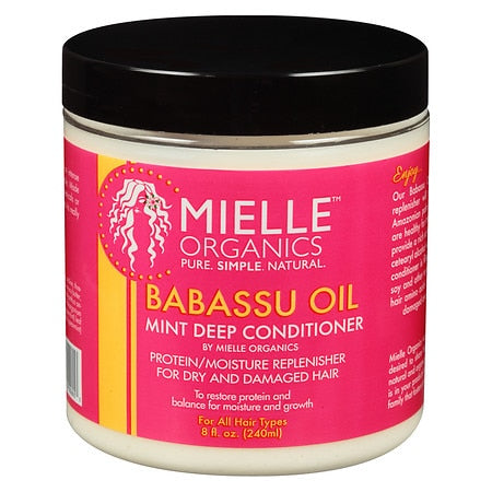 Mielle Babassu Oil & Mint Deep Conditioner 8 OZ
