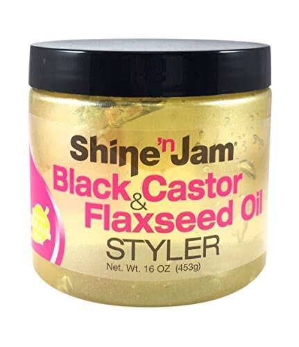 AmPro Shine-N-Jam Styler with Black Castor & Flaxseed Oil, 16 Oz