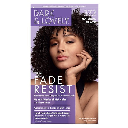 Dark And Lovely Fade Resist Hair Color 401 Natural Black