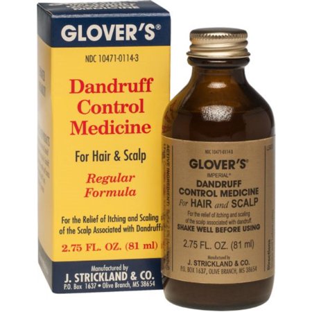 Glover's Medicine Scalp Treatment for Dandruff, 2.75 Fl Oz