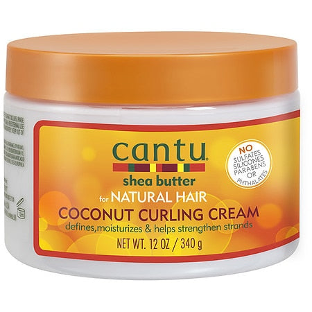 Cantu Coconut Curling Cream with Shea Butter - 12oz