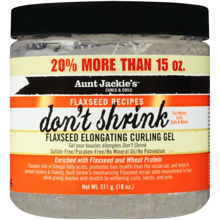 Aunt Jackie's Don't Shrink Curling Gel Flaxseed - 15oz