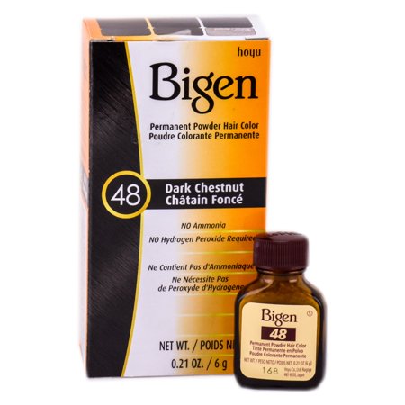 Bigen Hair Color Powder, 48 Dark Chestnut 0.21oz