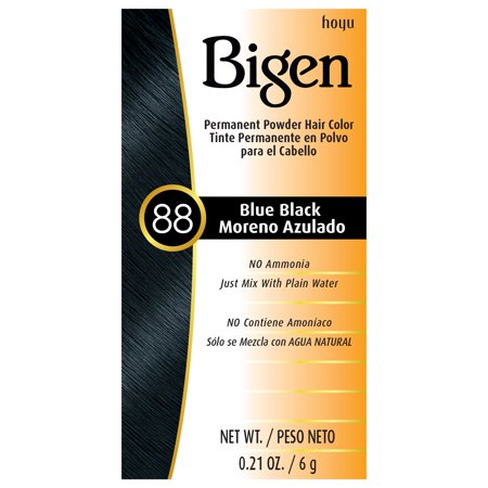 Bigen PermPowder Hair Color 88 Blue Black,