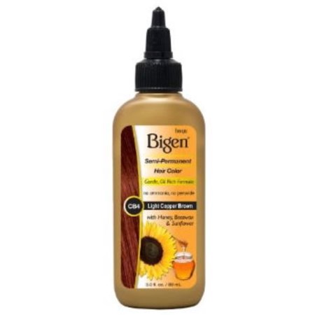 Bigen Semi Permanent Hair Color, Light Copper Brown, 3 Fl Oz