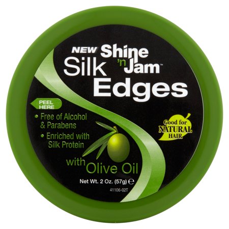 AmPro Shine-N-Jam Silk Edges Gel, 2.25 Oz