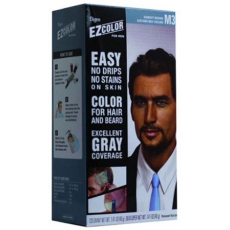 Bigen EZ Color M3 Darkest Brown for Men, 2.82 Oz