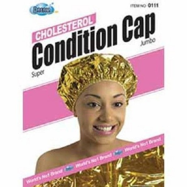 Dream Cholesterol Conditioning Cap, One Size, Gold Vinyl
