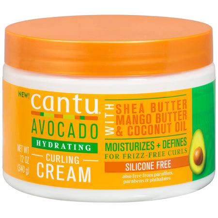 Cantu Avocado Coconut Curling Cream, 12 Oz