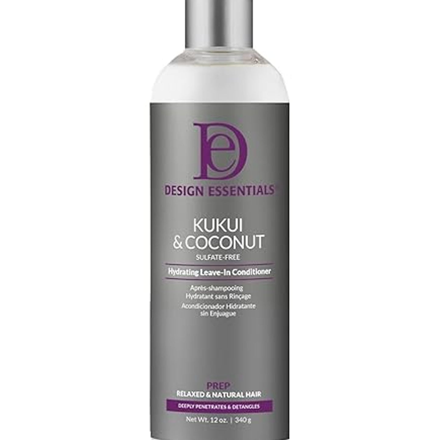 Design Essentials Kukui & Coconut Hydrating Leave-in Conditioner 12oz
