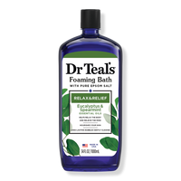 Dr. Teal's Eucalyptus Spearmint Bubble Bath 34 Fl Oz