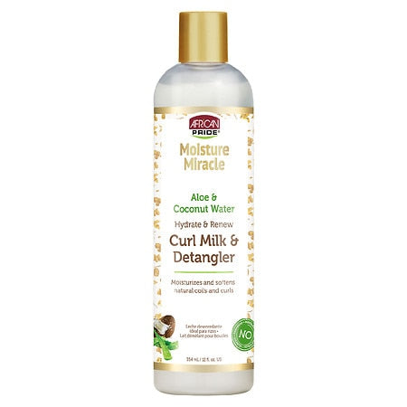 African Pride Moisture Miracle Milk & Detangler 12oz