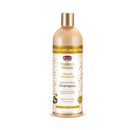 African Pride Honey & Coconut Oil Shampoo 16 Fl Oz