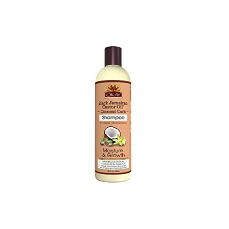 Okay Pure Naturals Black Jamaican Castor Oil Shampoo 12 Fl Oz