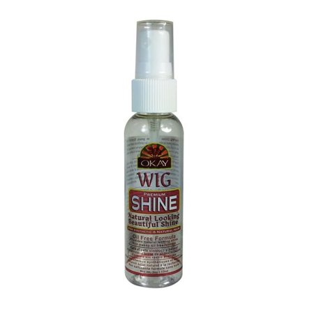 Okay Wig Shine Premium Oil-Free, Paraben-Free, 2 oz