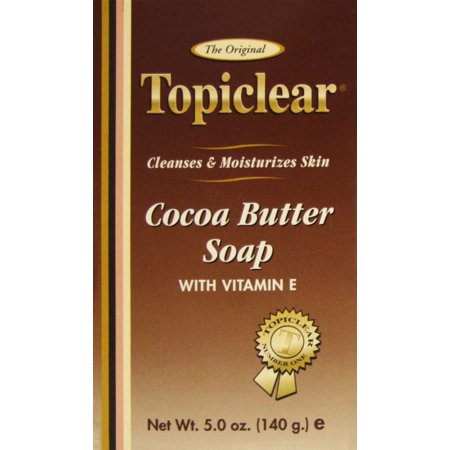 Topiclear Cocoa Butter Soap, Cleanses Moisturizes, 4.5 oz