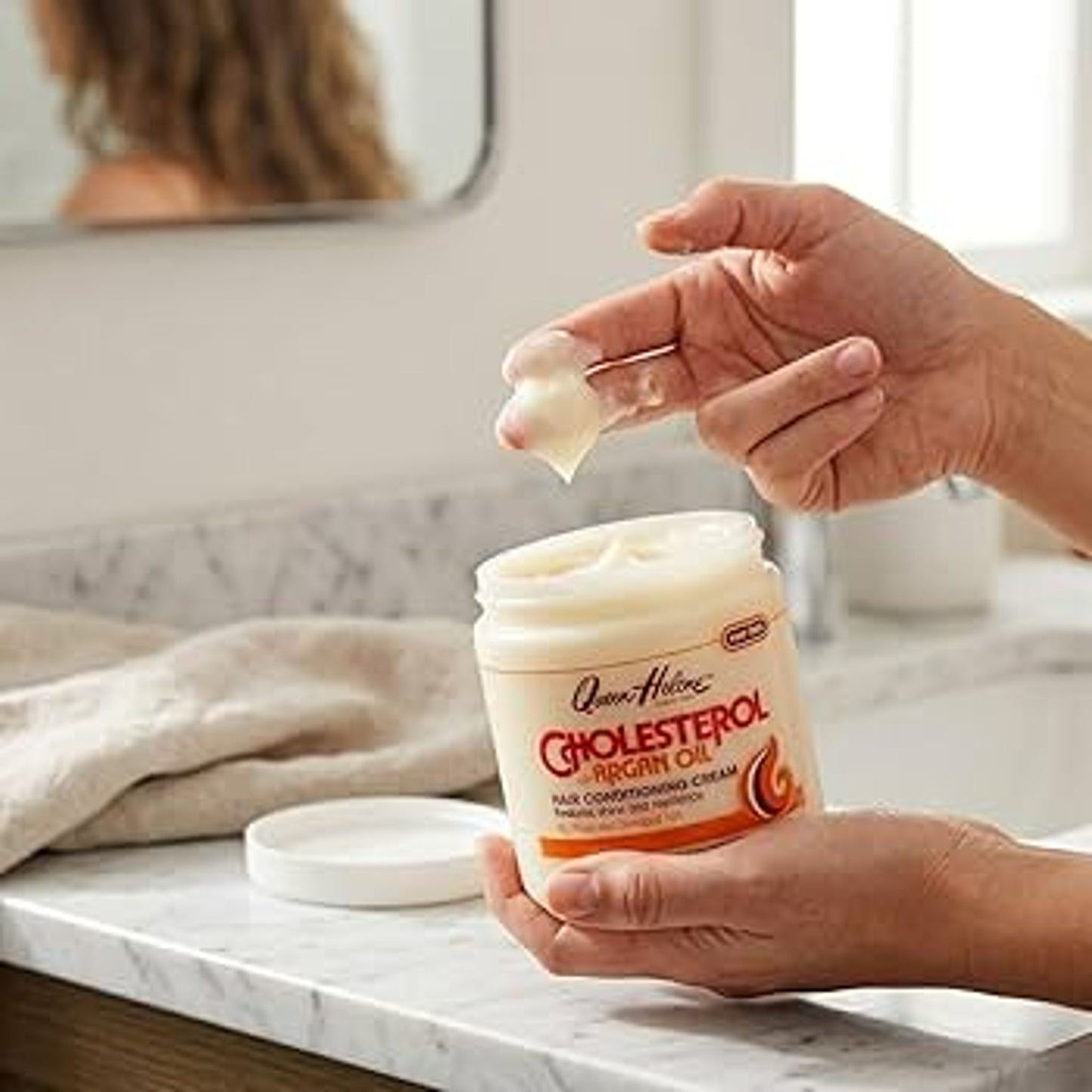 Queen Helene Cholesterol Conditioning Cream with Argan Oil 15oz