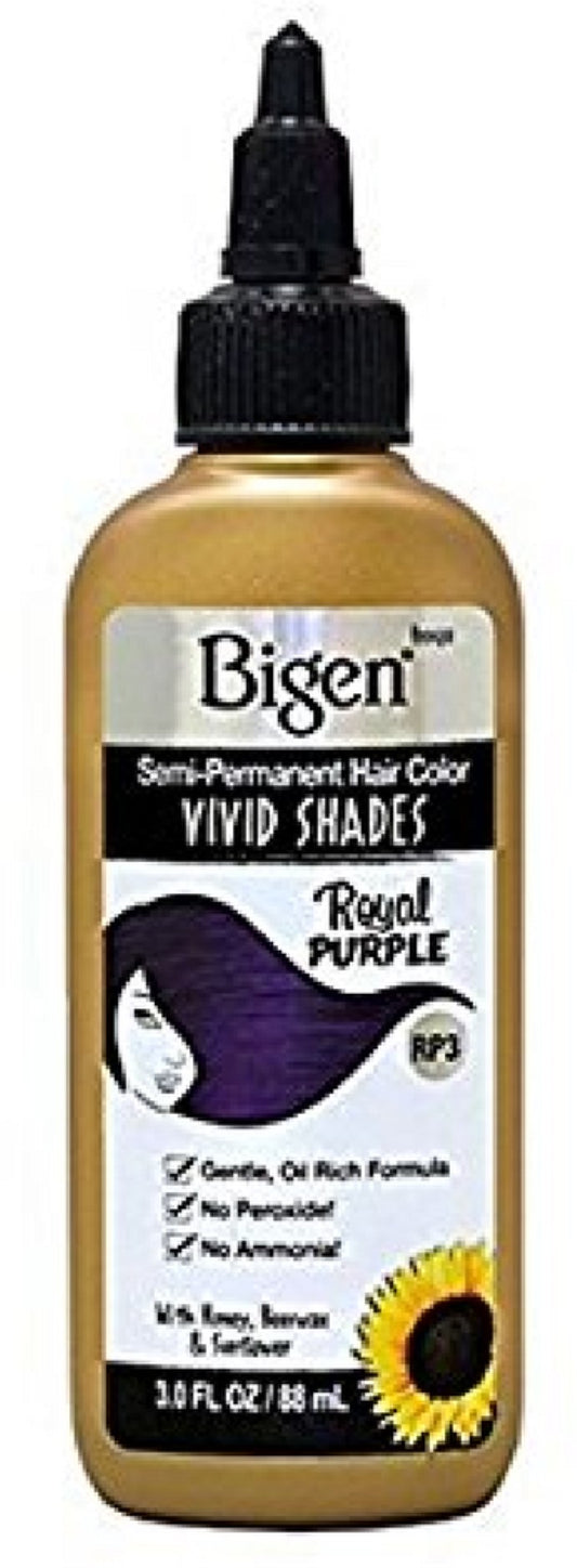 Groten Bigen Vivid Shades Semi-Permanent Hair Color Royal Purple