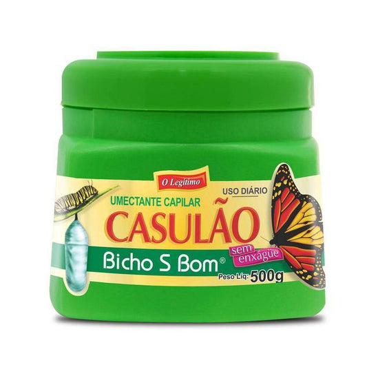 Casulão Bicho Da Seda Creme Para Pentear 500g