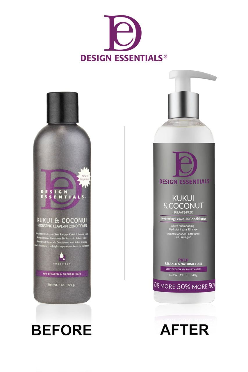 Design Essentials Kukui & Coconut Hydrating Leave-in Conditioner 12oz