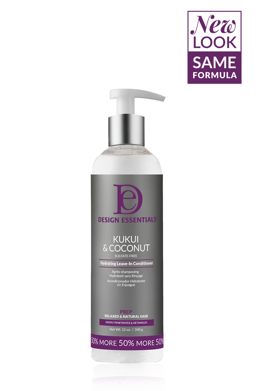 Design Essentials Kukui & Coconut Hydrating Leave-in Conditioner 12oz