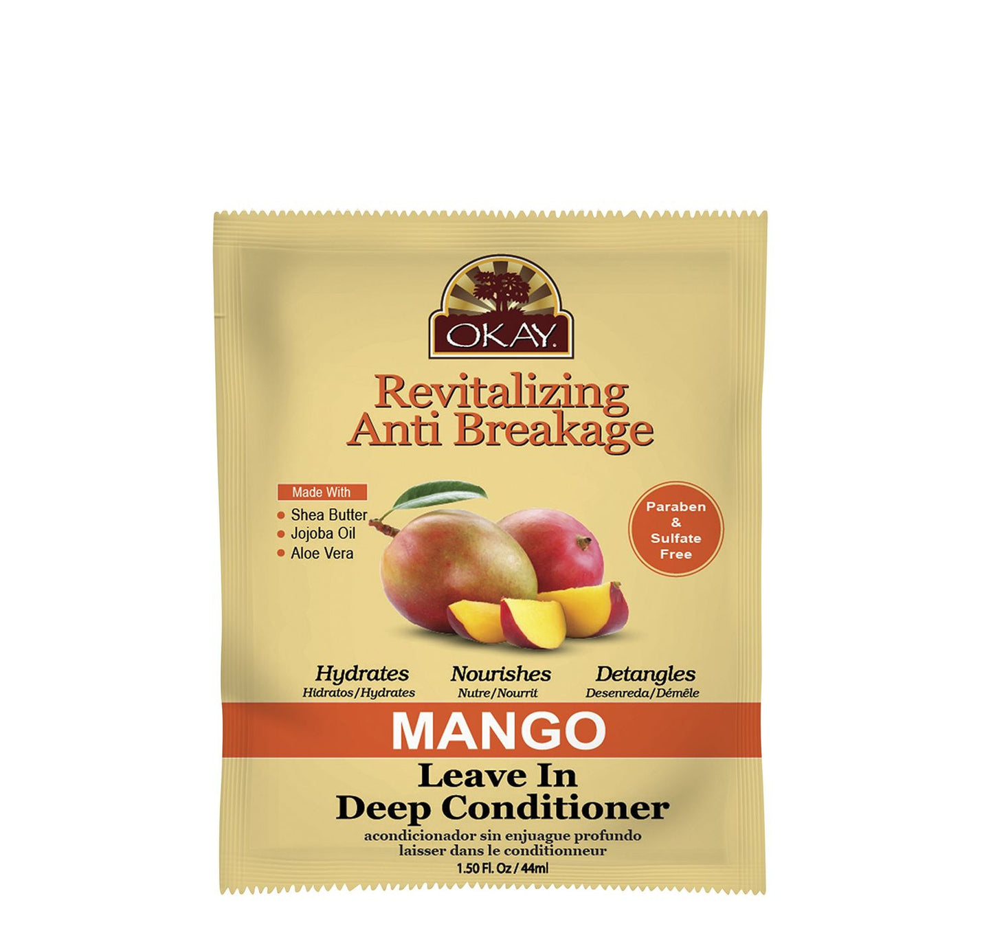 OKAY Mango Leave-In Conditioner Anti Breakage 1.5 Oz