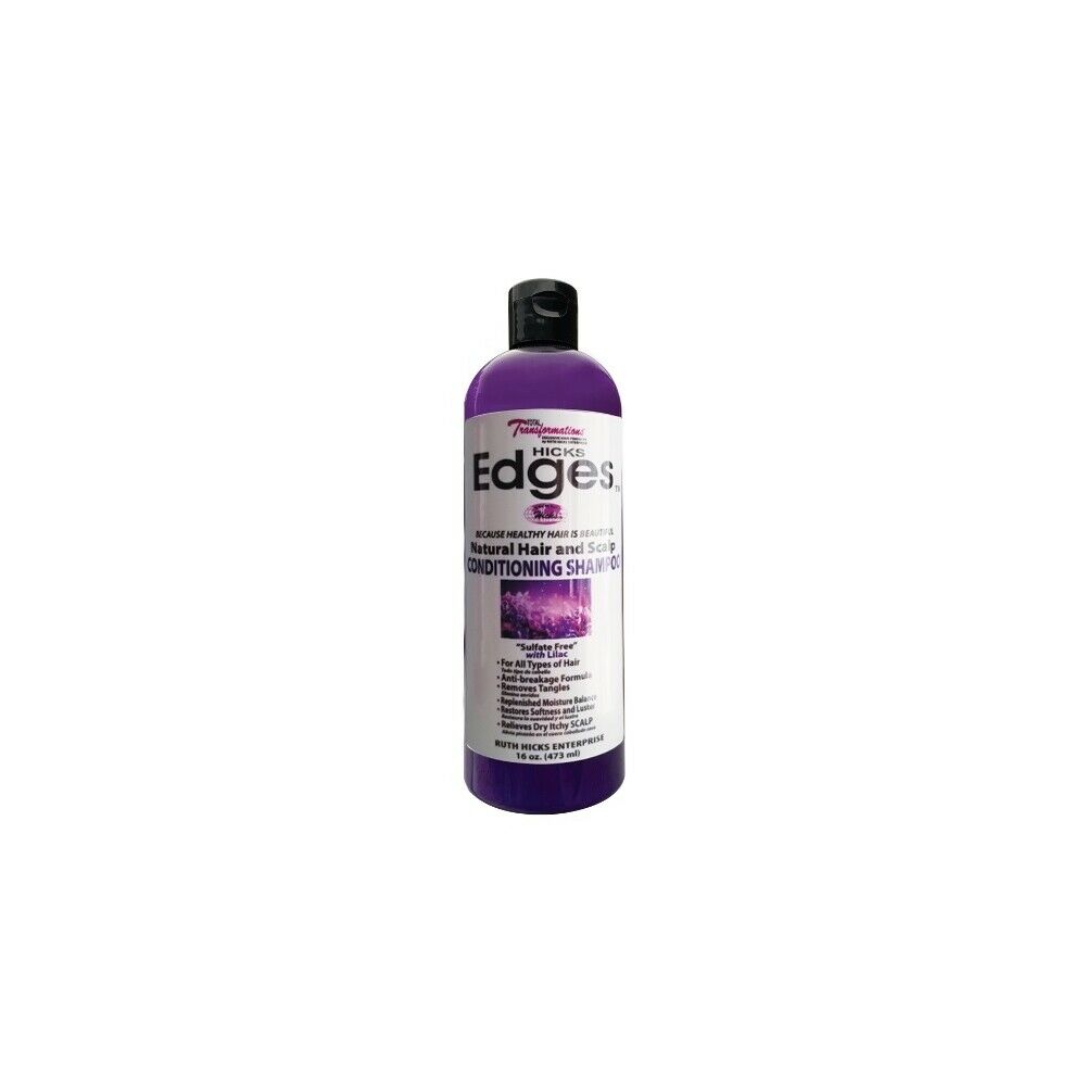 Hicks Natural Hair and Scalp Shampoo with Lilac - 16 Oz