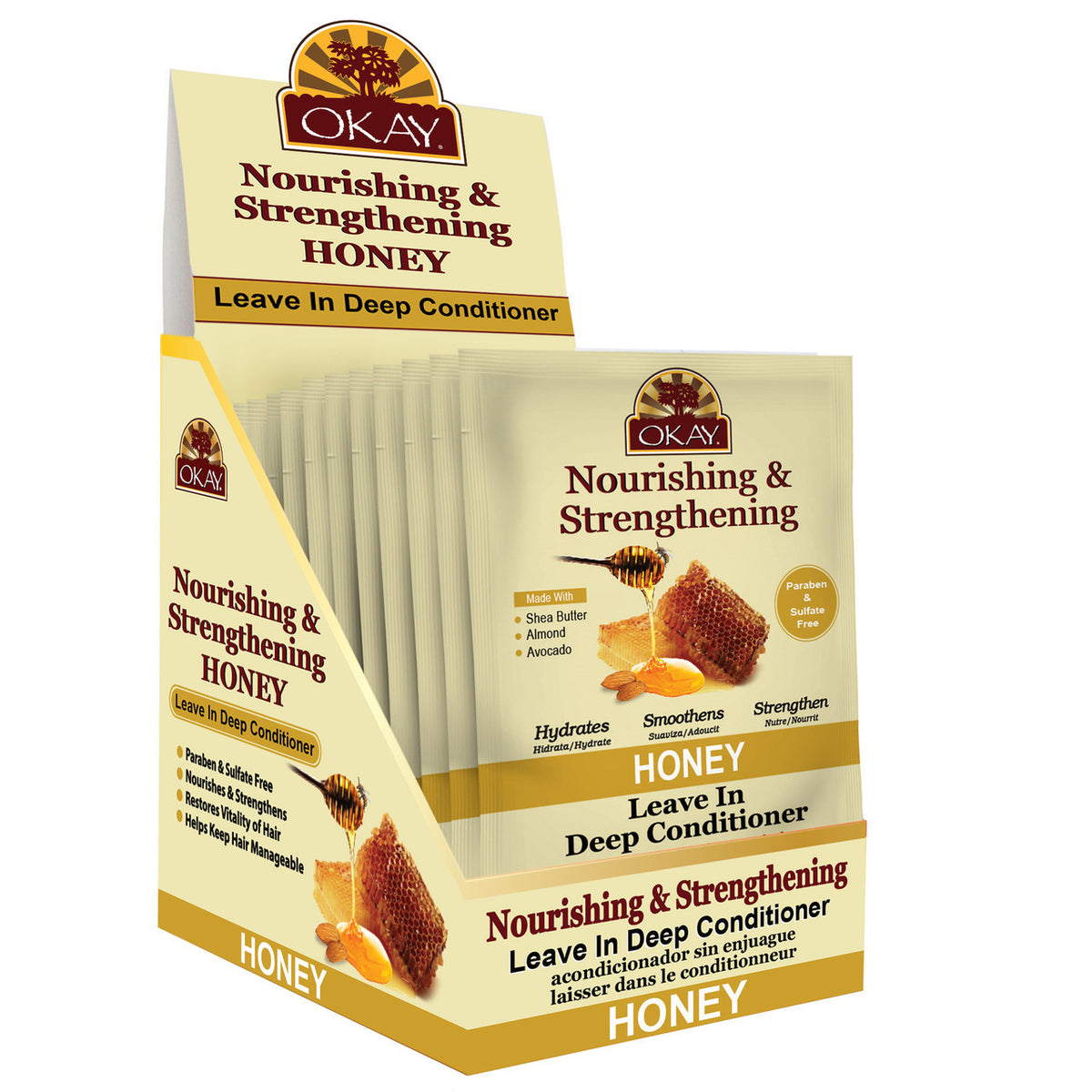 Mimo Tech Leave-In Conditioner Honey, 1.5 Oz Nourishing