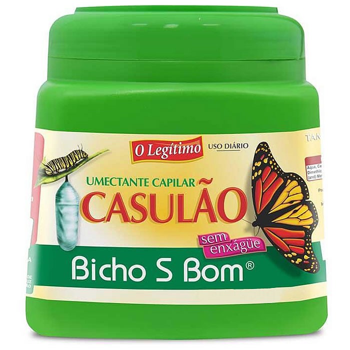 Casulão Bicho Da Seda Creme Para Pentear 500g