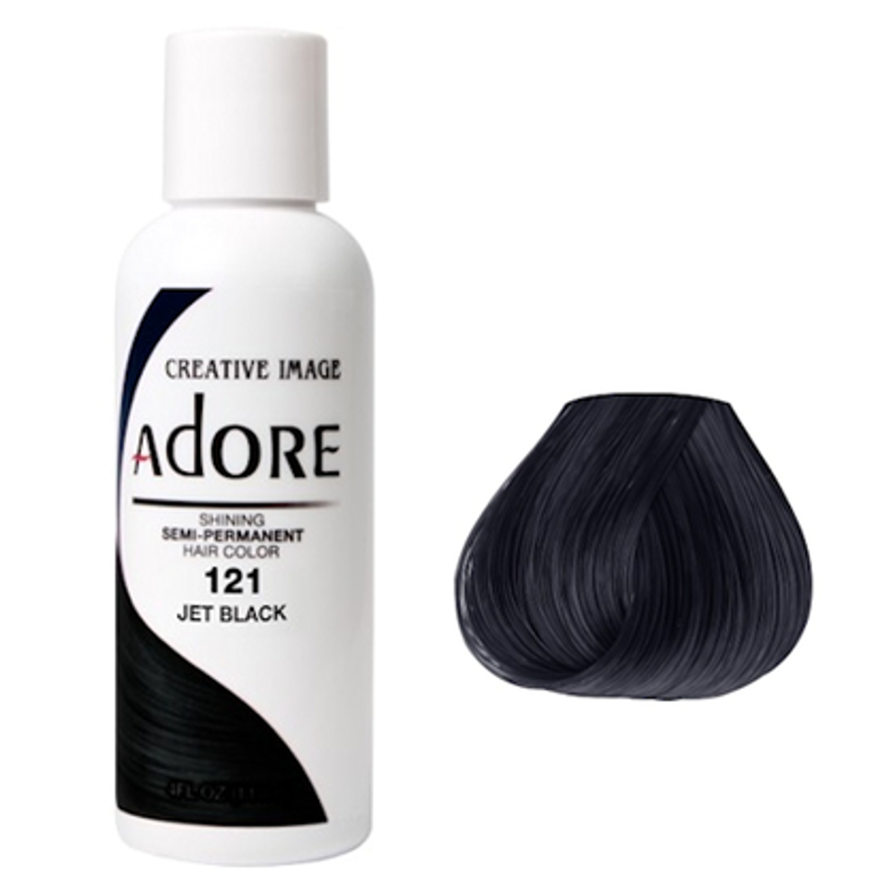 ADORE Semi-Permanent Hair Color Jet Black 4 oz