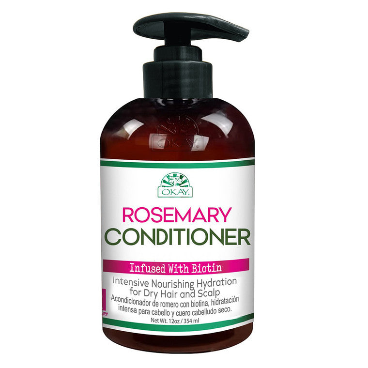 OKAY Rosemary Conditioner 12 Oz - Nourishing Hair Care
