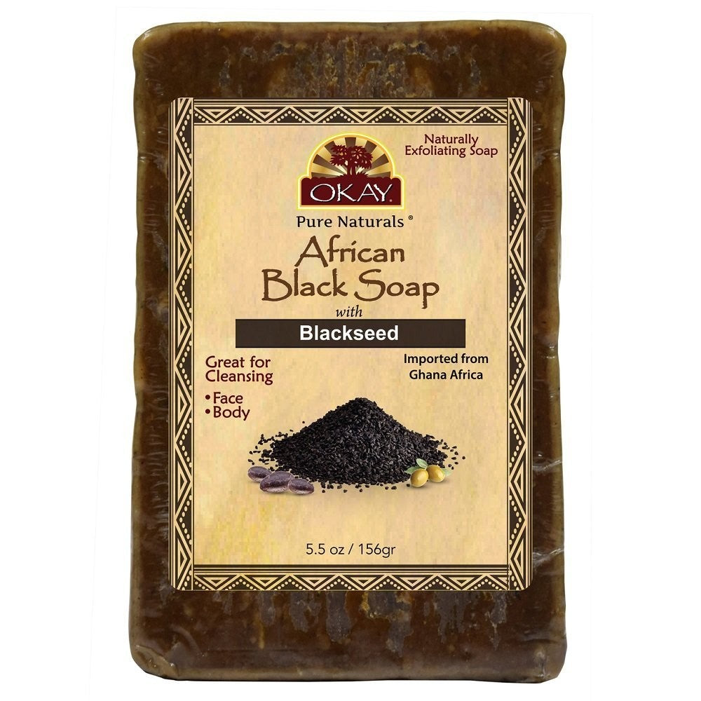 OKAY African Black Soap Blackseed 5.5 Oz