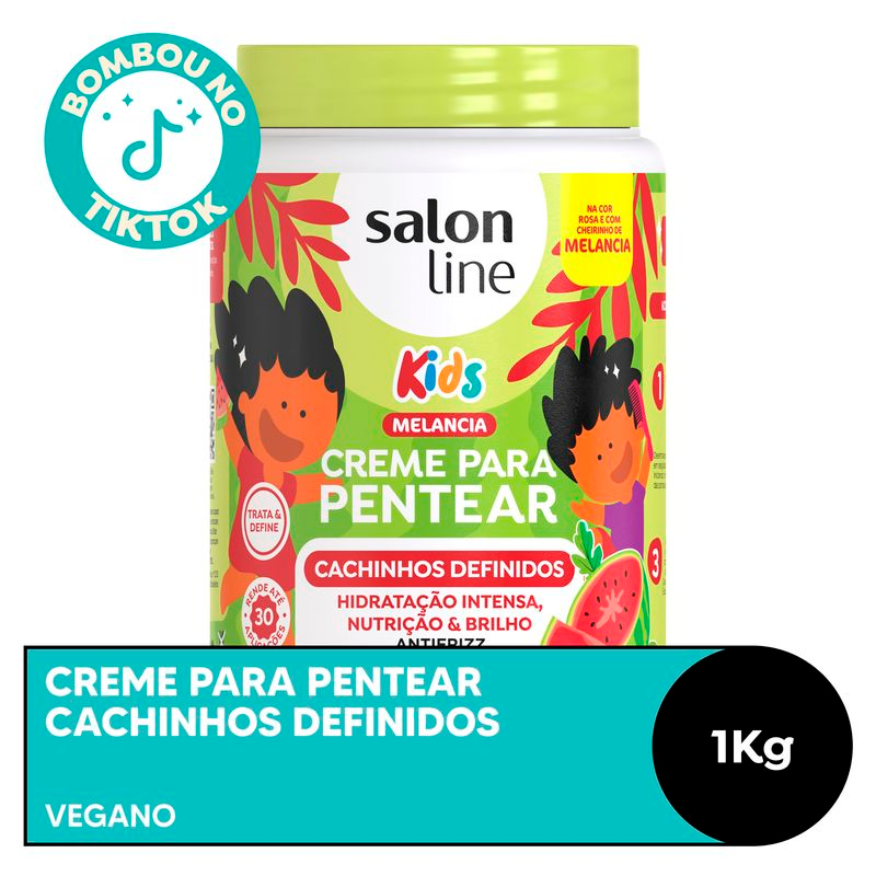 Salon Line Kids Cachinhos Definidos Vegano Creme 1kg