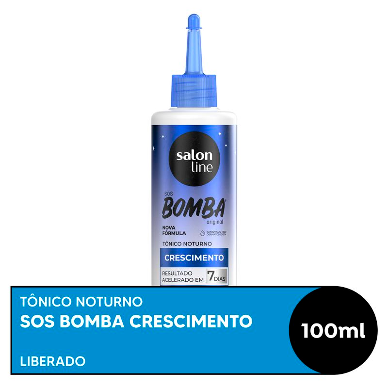 Salon Line Tnico Noturno SOS Bomba Crescimento 100ml