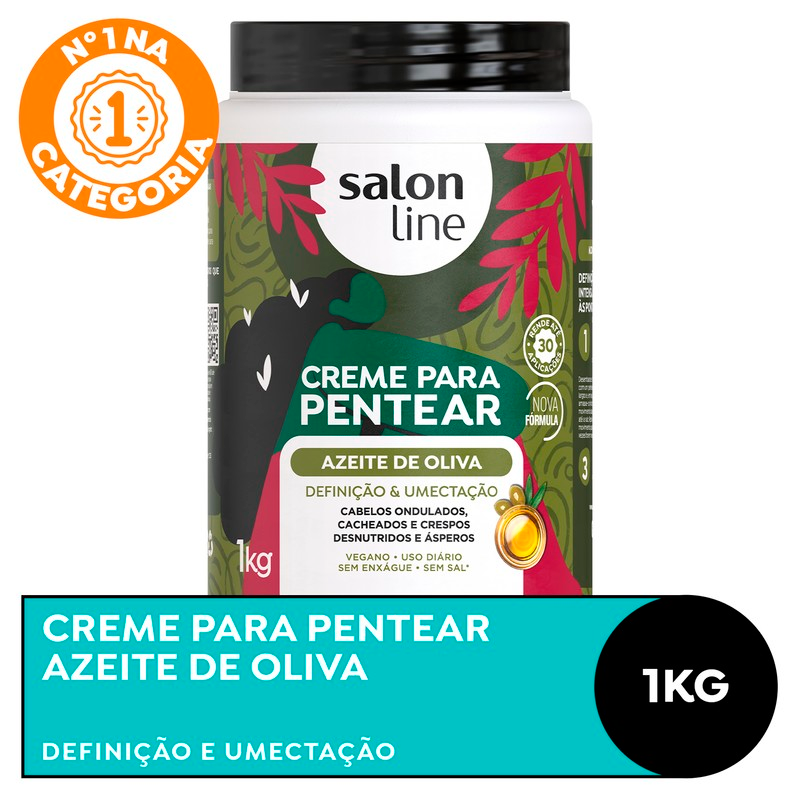 Salon Line Azeite De Oliva Hair Cream 1Kg