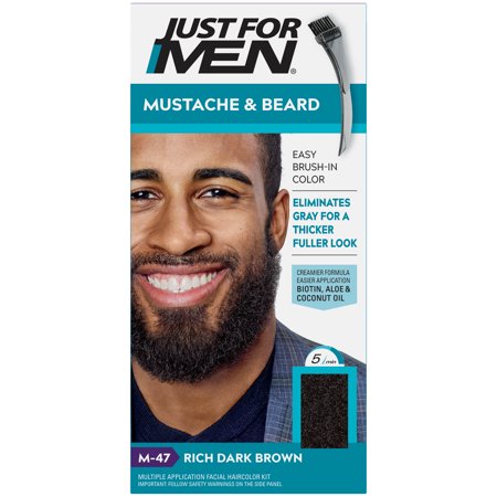 Just For Men Mustache & Beard Coloring, Rich Dark Brown