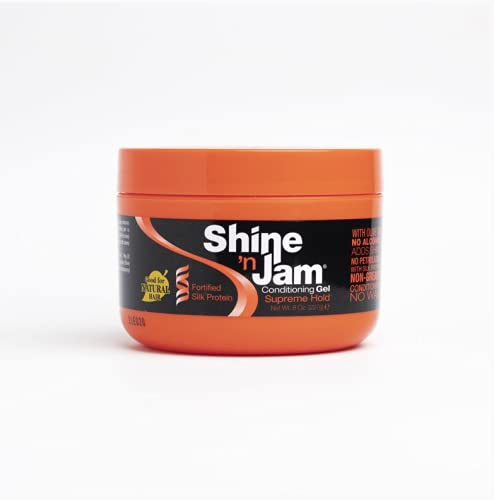 AmPro Shine-N-Jam Supreme Hold Gel, Large, 8 oz