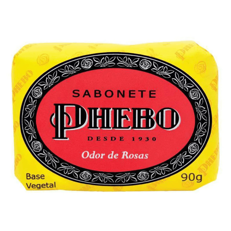 Phebo Sabonete Barra Odor De Rosas 90g