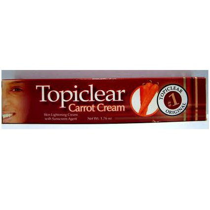 Topiclear Carrot Cream Skin Lightening 1.76 Oz.