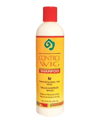 Afro Control Wig Shampoo for Human & Synthetic Hair 12 Oz
