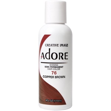 Adore Semi-Permanent Haircolor Copper Brown 4 Oz